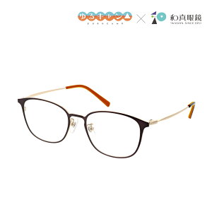 【ゆるキャン△】【度付き可能】PCメガネ Ena 斉藤恵那モデルメタルフレーム 【ブルーライト・UVカット標準装備】【専用ケース・メガネクロス付属】