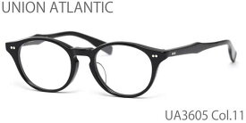 UA3605 11 47サイズ UNION ATLANTIC ユニオンアトランティック メガネ 日本製 丸メガネ メンズ レディース あす楽対応