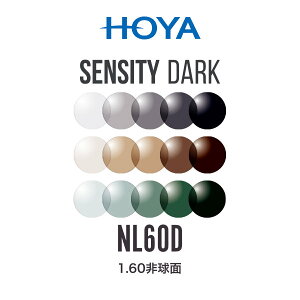 j[bNX1.60 ZVeB_[N 1.60񋅖 Y HOYA NULUX 1.60 SENSITY DARK z xt