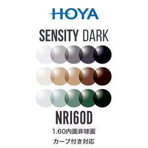 j[bNXRFi1.60 ZVeB_[N 1.60ʔ񋅖 Y J[utΉ HOYA NULUX RFi 1.60 SENSITY DARK z xt