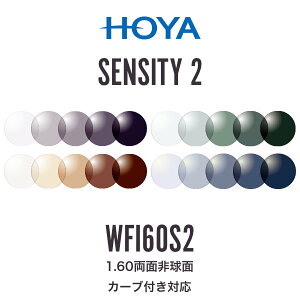 j[bNXWFi1.60 ZVeB2 1.60ʔ񋅖 Y J[utΉ HOYA NULUX WFi 1.60 SENSITY2 z xt [LENS]