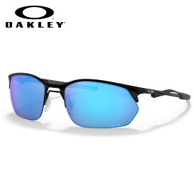 オークリー サングラス OO4145-04-60 OAKLEY WIRE TAP 2.0 ワイヤータップ スポーツ Satin Black / Prizm Sapphire かっこいい プリズムレンズ ミラーレンズ メンズ レディース