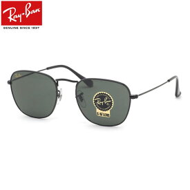 レイバン Ray-Ban サングラス RB3857 919931 51サイズ FRANK フランク 9199/31 G-15 レイバングリーン ゴールドロゴ おしゃれ Made in Italy イタリー 度数付き対応 メンズ レディース