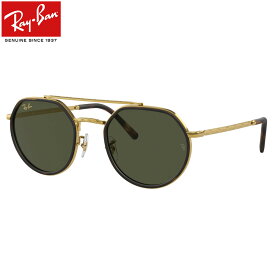 Ray-Ban RB3765 919631 53 サングラス レイバン ダブルブリッジ インナーリム ゴールドロゴ G15 度数付き対応 メンズ レディース