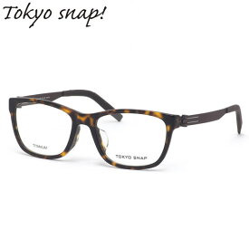 トウキョウスナップ 東京スナップ メガネ TS-3008 9610 52 TOKYO SNAP トウキョウスナップ 東京スナップ プラス チタニウム 日本製 黒縁 べっ甲 デミ メンズ レディース