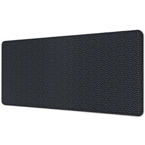 Large Mouse Pad Japanese waves Mousepad Xxl Gaming Mouse Mat Black and white Pc Gamer Accessories Desk Mat Office Accessories
