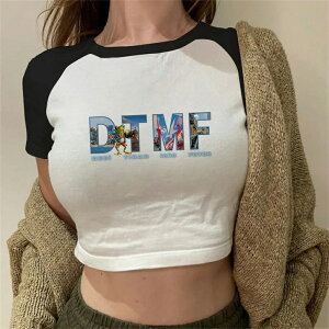 Dtmf �o�b�h�o�j�[�v�����g�N���b�v�g�b�v�X T�V���c�����̉ẴJ�W���A���t�@�b�V�������B���e�[�W Y2K �N���[�l�b�N�����N���b�v�g�b�v T�V���c