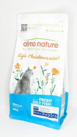 【キャットフード】　アルモネイチャー(almo nature)　604　グルテンフリー　ホリスティックドライフード フレッシュ　フィッシュ　成猫・全猫種用　400g