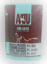 【キャットフード】　アートゥー（AATU）97／3 グレインフリー　キャット　チキン＆キジ　パウチ　成猫・全猫種用　85g