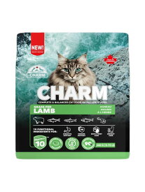 【キャットフード】【新商品】チャーム(CHARM)　グレインフリー　グラスフェッドラム　全年齢・全猫種用総合栄養食　340g
