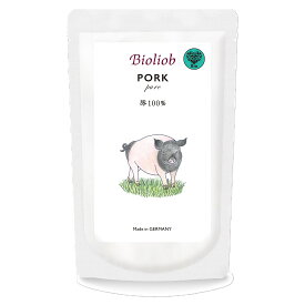 【キャットフード】　ビオリオーブ(Bioliob)　ビオ（オーガニック）　ピュア・ポーク　愛猫用栄養補助食　全年齢・全猫種用　120g