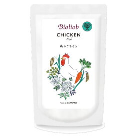 【ドッグフード】　ビオリオーブ(Bioliob)　ビオ（オーガニック）　グルテンフリー　チキン・ディッシュ　愛犬用栄養補助食　全年齢・全犬種用　120g
