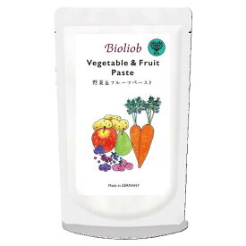 【キャットフード】　ビオリオーブBioliob)　ビオ（オーガニック）　野菜＆フルーツペースト　愛猫用栄養補助食　全年齢・全猫種用　120g
