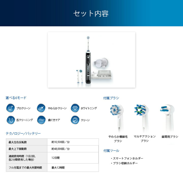 最大79%OFFクーポン believeshopセット買いブラウン オーラルB 2本セット ジーニアスSブラック ホワイト 電動歯ブラシD7005135XBK D7005135XWT セット買いブラウン オーラルB 2本セット ジーニアスSブラック ホワイト 電動歯ブラシD7005135XBK D7005135XWT