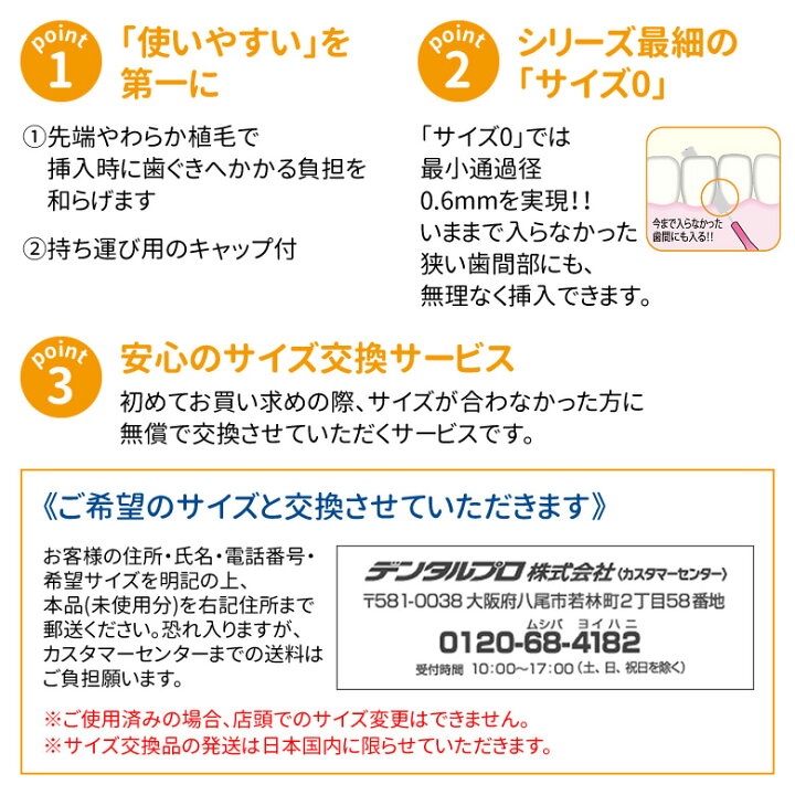 楽天市場】6個【1箱】デンタルプロ 歯間ブラシL字型 10本入【メール便 