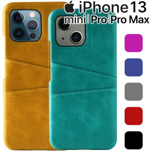 iPhone13 �P�[�X iPhone13 mini �P�[�X Pro Max �X�}�z�P�[�X �J�[�h������ �w�ʃ��U�[�̎������I�V�����ȃn�[�h�P�[�X �J�[�h���� 2�� �V���v�� ���g�� �A�C�t�H��13�~�j �v�� �}�b�N�X �A�b�v��