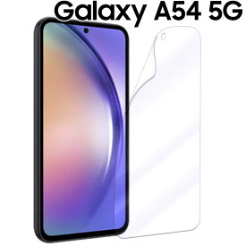 Galaxy A54 5G フィルム ブルーライトカット PET 保護フィルム ノングレア つや消し マット 透明 クリア SC-53D SCG21 ギャラクシー a54 サムスン