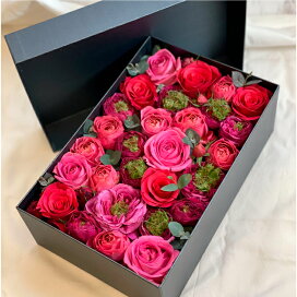 楽天市場 ローズboxアレンジ フラワーバレンタインに 花言葉は 永遠の愛 花 アレンジメント ボックスアレンジ ギフト 記念日 バラ サプライズ 誕生日 Box 花 バレンタイン オランダ屋