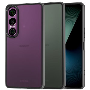 Sony Xperia 1 VII P[X NA SO-51F | SOG15 ϏՌ }bg ČRMILKi擾 SGSF ΂݂Ȃ Yی wh~ Xgbvz[t GNXyA1 VII pJo[ ubN Mist Series