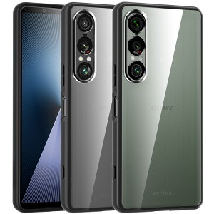 SONY Xperia 1 VII �P�[�X �N���A [SO-51F / SOG15] �����Y�ی� ����~�� �w��h�~ �X�g���b�v�z�[���t�� �ϏՌ� �ČRMIL�K�i�擾 SGS�F�� ���΂݂Ȃ� �G�N�X�y���A1 VII �p�J�o�[ Crystal Series