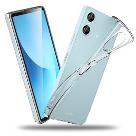 SONY Xperia 10 VI ケース クリア 薄型 SO-52E カバー SOG14 ケース ドイツバイエル製TPU素材 耐衝撃 全透明 黄変防止 レンズ保護 「ストラップホール付き」 エクスペリア10VI カバー クリスタル・クリア ORANGA