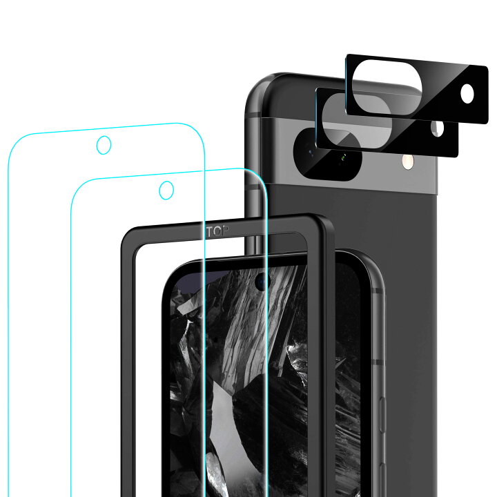 楽天市場】Google Pixel 8a ガラスフィルム (2枚)＋ Pixel8a カメラ 