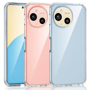 AQUOS sense9 p P[X NA [SH-53E / SHG14] ϏՌ TPU+PC ČRMILKi擾 SGSF ΂݂Ȃ Yی Xgbvz[t ANIXZX9 pJo[ Crystal Series