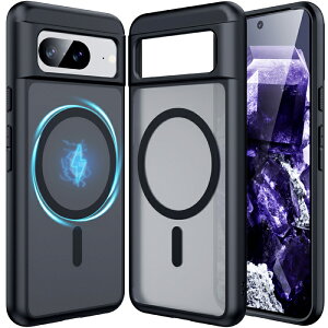 Google Pixel 8a P[X MagSafeΉ Google Pixel 8pro P[X/Google Pixel 8 P[X }Olbg ϏՌ wh~ ΂݂Ȃ Xgbvz[t }OZ[tΉ sNZ 8a/8Pro/8 Jo[ (ubN)