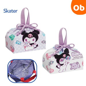 【10/24 20時〜 エントリーでさらに最大12倍】Skater ランチ巾着 2枚入り  クロミ マシュグミ【ネコポス送料無料】 お弁当 おべんとう ポケットモンスター