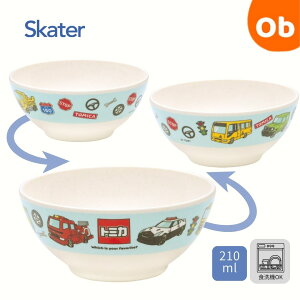 Skater バンブーメラミン茶碗 トミカ M32B 210ml