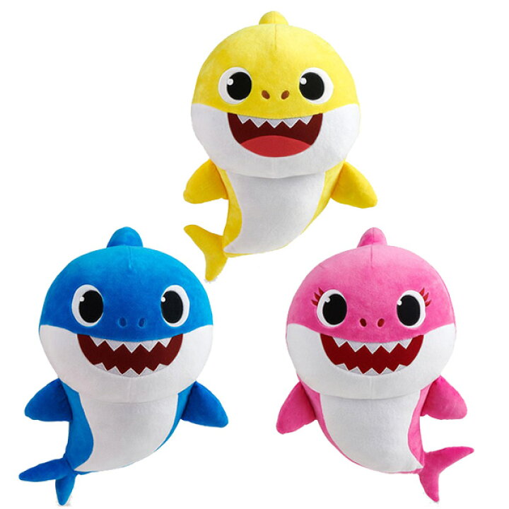 楽天市場 ぬいぐるみ L メロディ付き ベイビーシャーク ベビーシャーク アガツマ アガツマ 送料無料 沖縄 一部地域を除く Orange Baby
