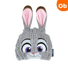 【1/25　最大100％ポイントバック　全品ポイントアップ+ママ割2倍】吸水速乾　タオルキャップ ズートピア　ジュディ　可愛い　洗濯機OK【ネコポス送料無料】キャップタオル