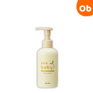 パックスベビー ボディークリーム 顔・からだ用 無香料 180g 無着色 無香料 保湿 自然成分