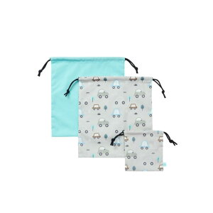 きんちゃく3枚セット 【ネコポス送料無料】D by DADWAY 通学 通園 通園バッグ 洗える 大きめ 入園 入学 手提げバッグ 学校 小学校 保育園 幼稚園 子供 手さげ