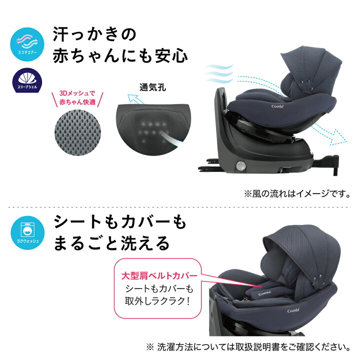 楽天市場】コンビ クルムーヴコンパクトLight R129 エッグショックJQ 