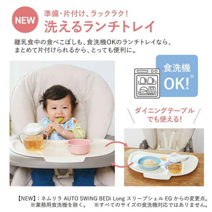 楽天市場】コンビ ホワイトレーベル ネムリラ オートスイング BEDi  