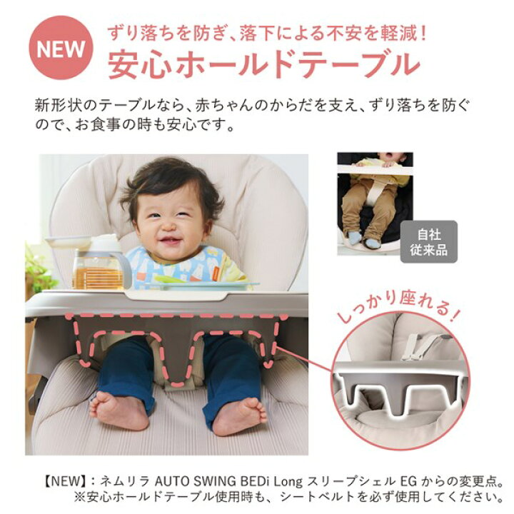 楽天市場】コンビ ホワイトレーベル ネムリラ オートスイング BEDi  