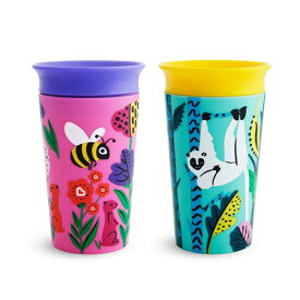 【11/20　20時〜　店内最大ポイント21倍　要エントリー】マンチキン ミラクルカップ・ワイルドラブ 2個セット MUNCHKIN コップタイプ 漏れにくい こぼれにくい【送料無料 沖縄・一部地域を除く】