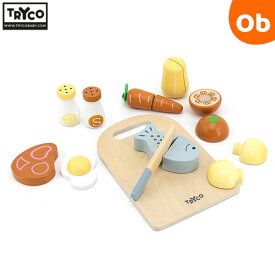 【7/10　最大100％ポイントバック＋店内全品ポイントアップ　※要エントリー】TRYCO トライコ おままごとセット 18カ月から 木製玩具 ダッドウェイ【送料無料　沖縄・一部地域を除く】