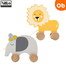 TRYCO トライコ プルトイ 18カ月から 木製玩具 引っ張って遊ぶおもちゃ ダッドウェイ