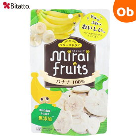 ビタット ミライフルーツ バナナ ベビーフード Bitatto 無添加おやつ