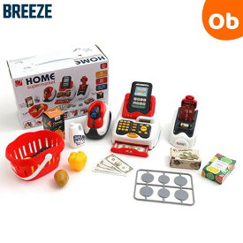 【4/20限定】最大100％ポイントバック　　BREEZE F.O.TOYBOX　ままごとセット スーパーマーケット（3in1）【3歳以上　可愛いお店屋さんごっこセット】【送料無料　沖縄・一部地域を除く】　クリスマス