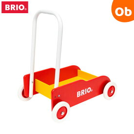 BRIO（ブリオ）手押し車（赤）【送料無料　沖縄・一部地域を除く】