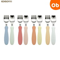 【お得なクーポン配布中】エジソンのフォーク＆スプーン ケイジェイシー 1.5歳ごろ〜 EDISONmama 日本製…