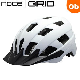 【マラソン期間中　エントリーで最大ポイント19倍】noce GRID(ノーチェグリッド)大人用サイクルヘルメット L(57〜60cm未満) マットホワイト 自転車用ヘルメット Lサイズ 6歳以上用 小学生中学年〜大人向け ISHINO SHOKAI(石野商会)【送料無料　沖縄・一部地域を除く】