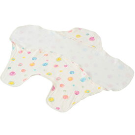 【2/10　最大100％ポイントバック】Wガーゼおくるみケット カラフルドロップ アイボリー 日本製 フジキ 寝具【送料無料 沖縄・一部地域を除く】　クリスマス