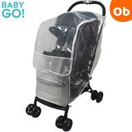 【3/15　最大100％ポイントバック＆ポイントアップ】ベビーカー用レインカバー BabyGo! 背面用 防寒 雨よ…