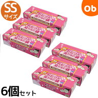 【セット商品】クリロン化成 驚異の防臭袋BOSベビー用 SSサイズ200枚入×6個セット　おむつが臭わない袋…