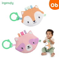 ingenuity（インジェニュイティ） カシャカシャ 0ヵ月〜 赤ちゃん ベビー おでかけ 布おもちゃ　クリスマス