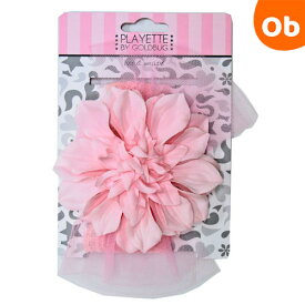 goldbug チュールリボン＆フラワーヘアーバンド　ピンク【ゆうパケット送料無料】【在庫処分】　クリスマス